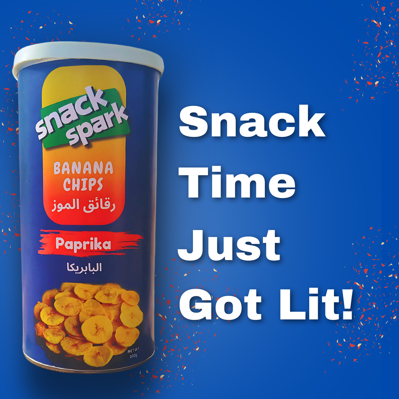 Snack Spark Banana Chips – Paprika